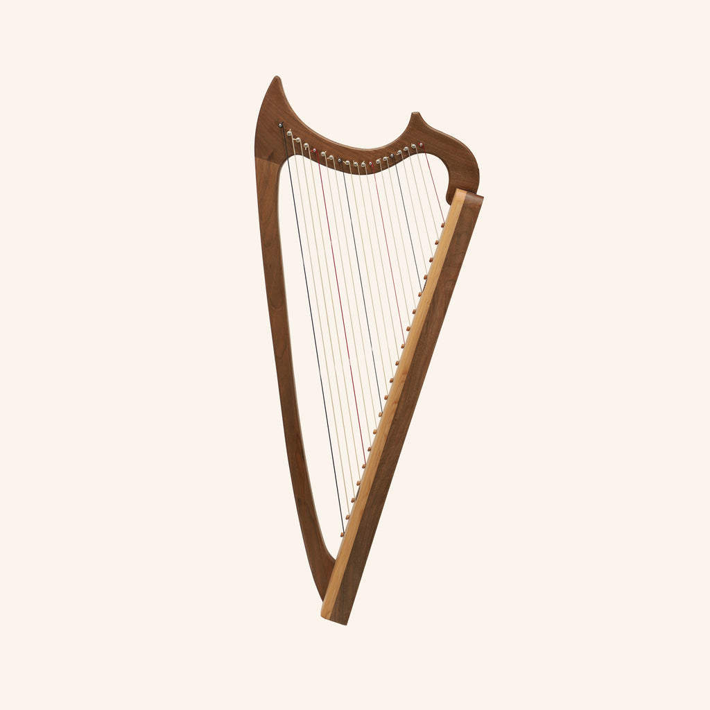 Muzikkon Gothic Harp 19 String Walnut