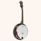 Heartland 4 String Banjo Closed Solid Back 17 Fret, 4 String Irish Tenor Banjo Short scale