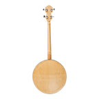 Heartland Deluxe Irish Tenor Banjo 17 Frets Left Handed 24 Bracket Closed Solid Back Maple Finish