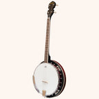 Heartland 4 String Banjo 19 Frets Irish Tenor Banjo 24 Bracket with Closed Solid Back