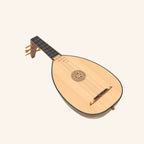 Lute Ukulele, 6 Strings Tenor Variegated Rosewood Lacewood
