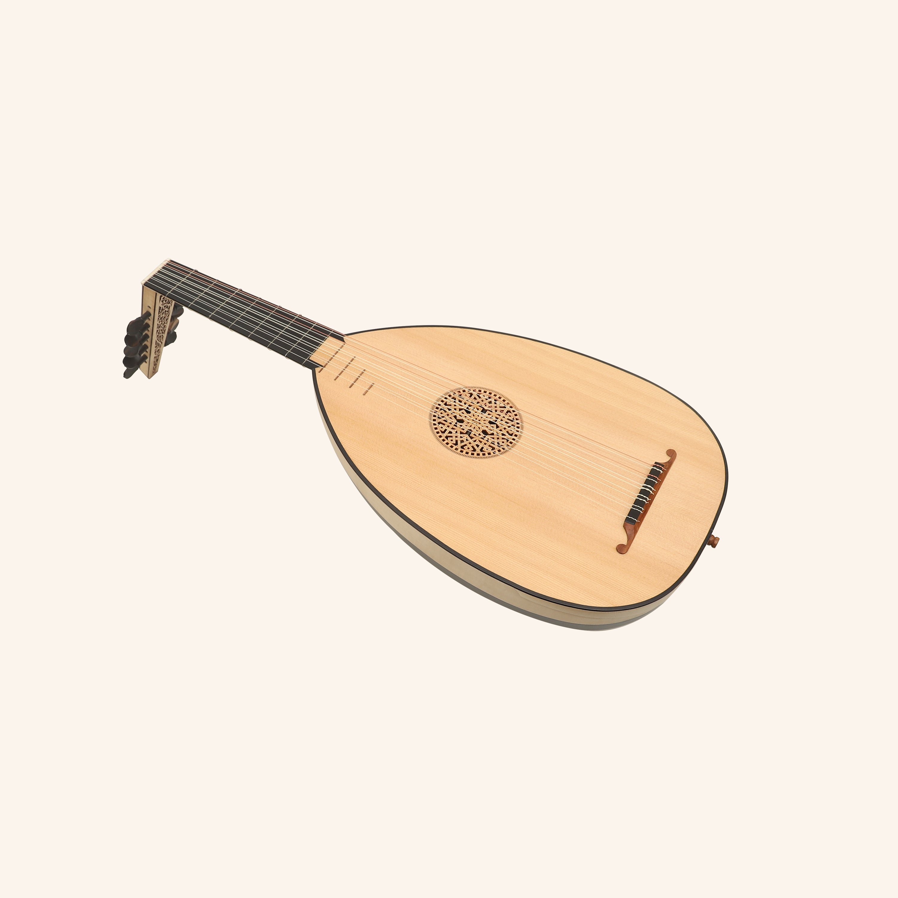 Muzikkon Renaissance Lute 6 Course Left Hand After Hieber