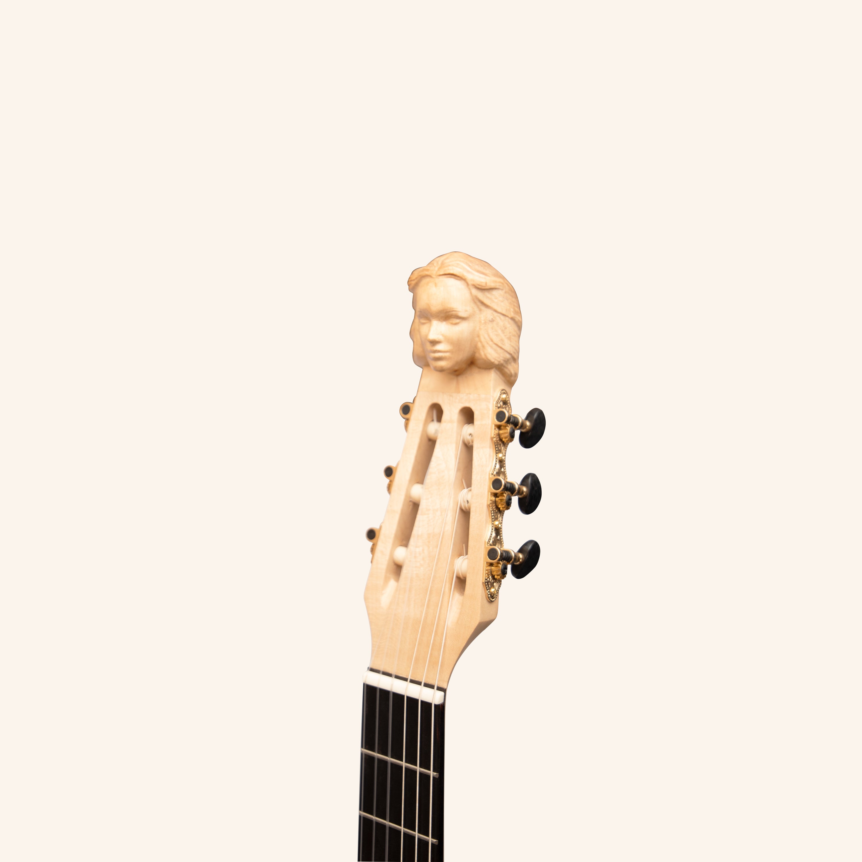 MUZIKKON LUTE GUITAR, 6 STRING MAPLE LEFT HAND