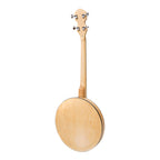Heartland Deluxe Irish Tenor Banjo 19 Frets with 24 Bracket and Closed Solid Back Maple Finish