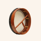 Muzikkon 16"X4" Heartland Tunable Irish Bodhran with T-BAR & Taped Finish Deep Tune