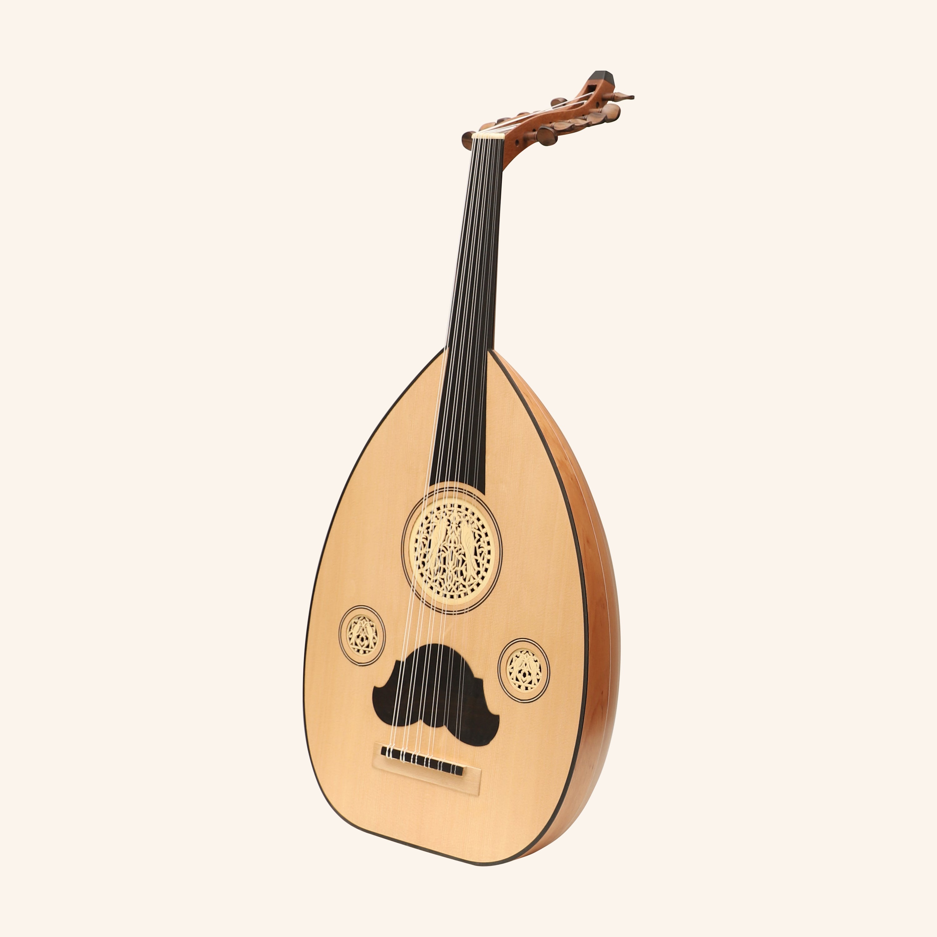 Muzikkon Arabic Oud, 12 String Mahogany