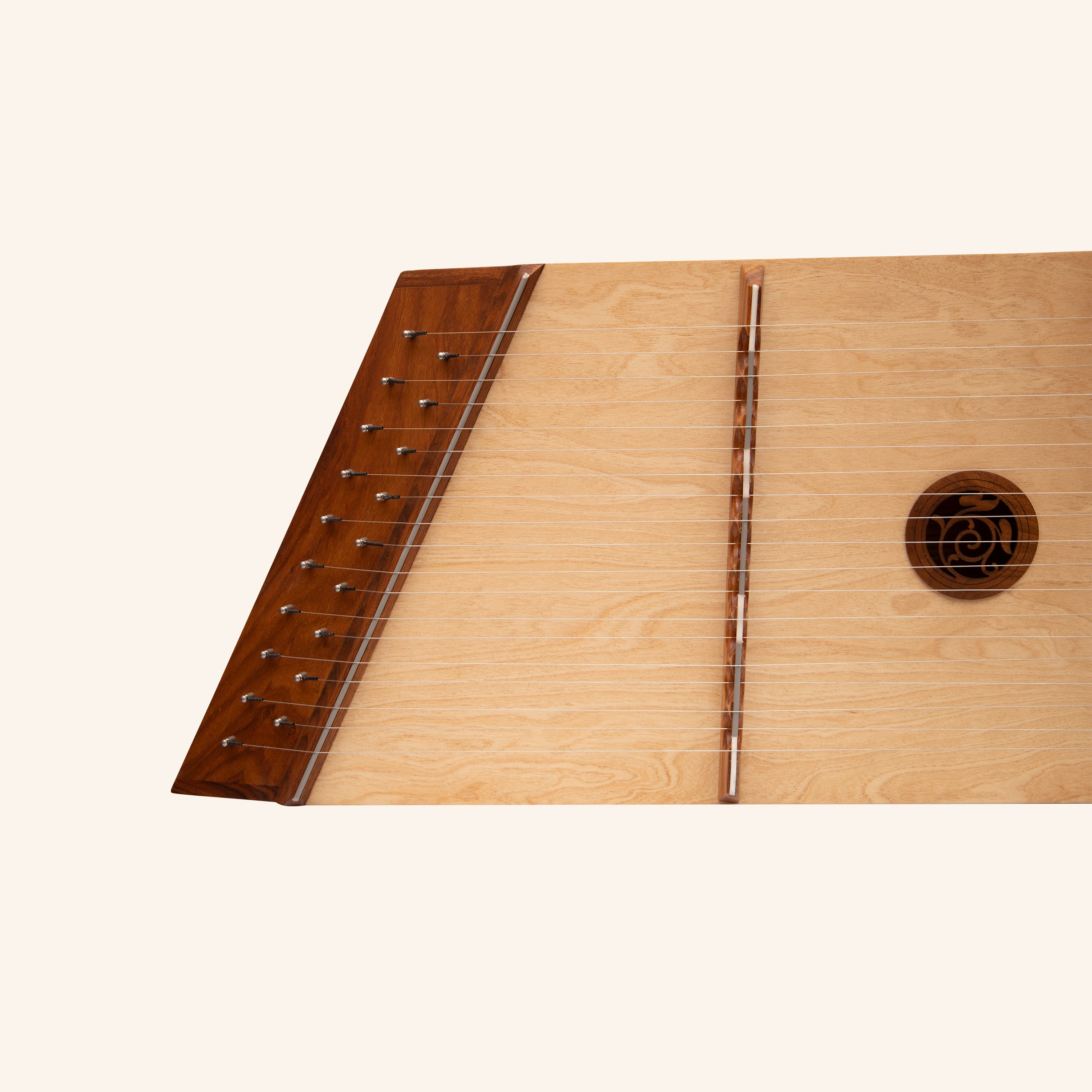 Muzikkon Single Strung 10-9 Hammered Dulcimer Rosewood With Hammers