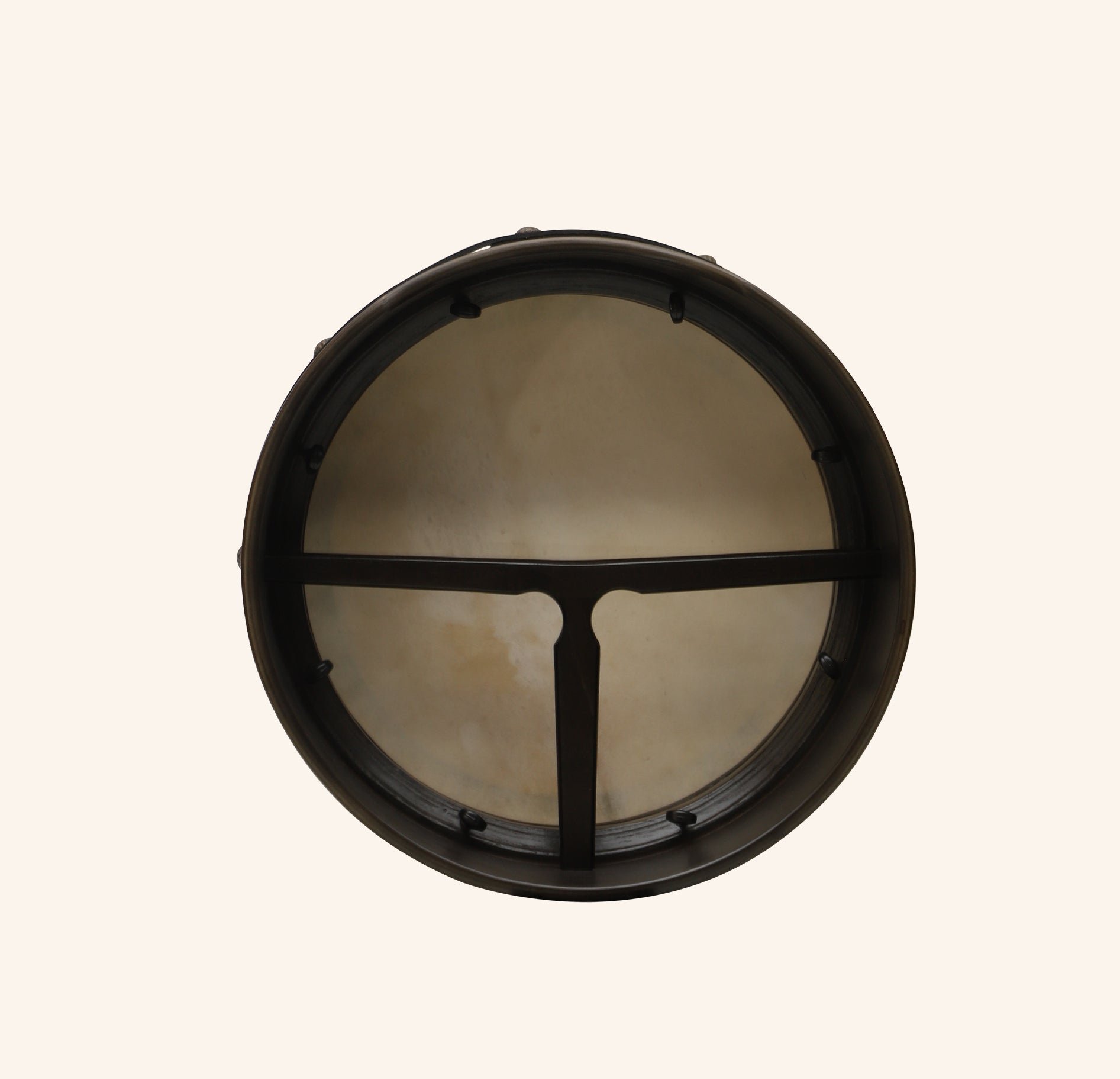 Muzikkon 14”x6" Premium Celtic Irish Bodhran with Easy Tune System Deep Rim T-BAR & Taped Finish