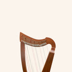 Double Strung harp 2- by 22-string Celtic Style harp, 22 Strings each Side with levers (44 Strings Total)