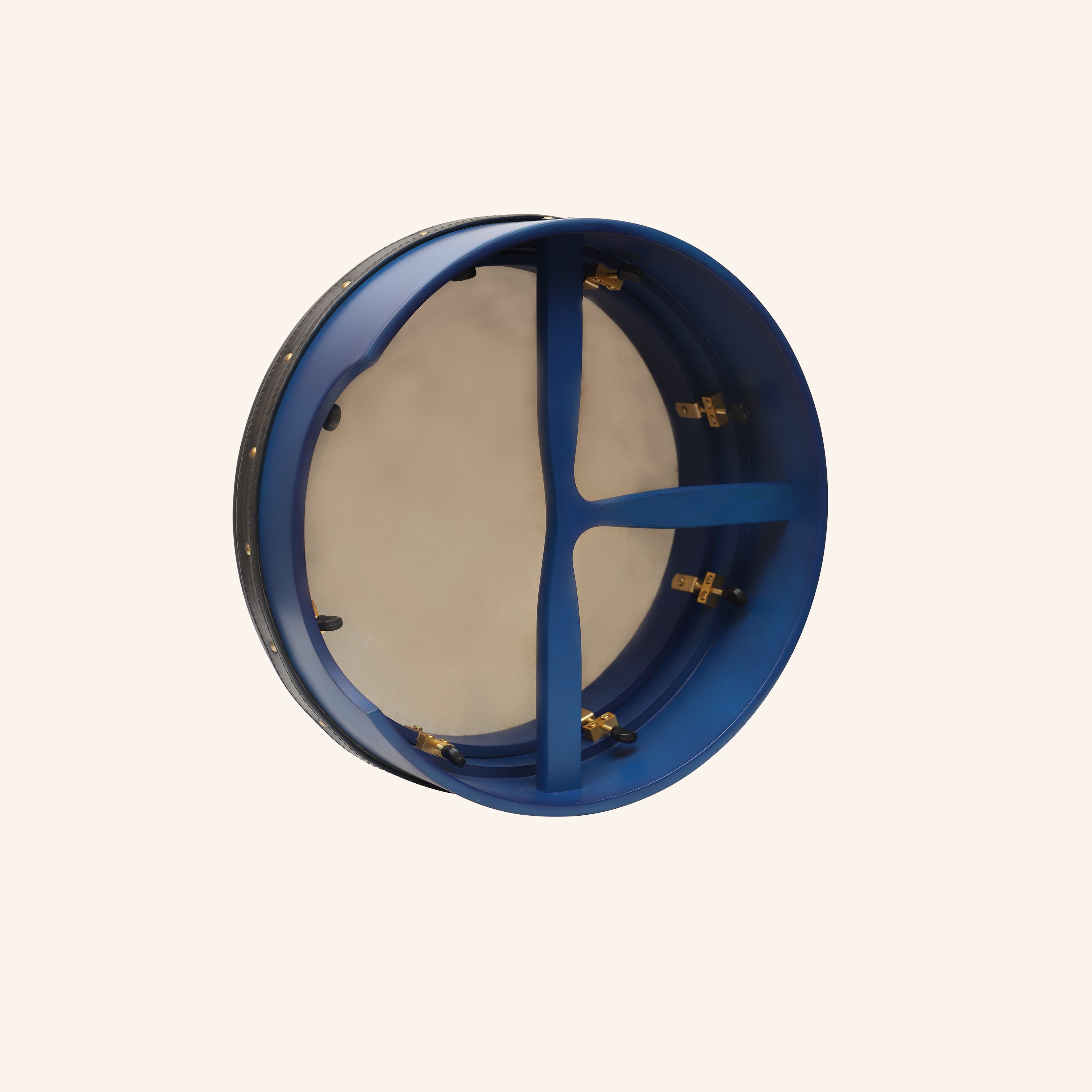 Muzikkon 15”x5" (38x12.5 cm) Premium Celtic Irish Bodhran With Easy Tune System Deep Rim T- Bar & Taped Finish