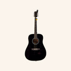 Heartland Spirit Dreadnought Steel String Guitar Kit Black
