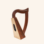 Muzikkon O'Carolan Harp, 9 Strings Rosewood Celtic Dragon