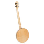 Heartland 6 String Deluxe Irish Banjo 24 Bracket with Closed Solid Back Maple Finish