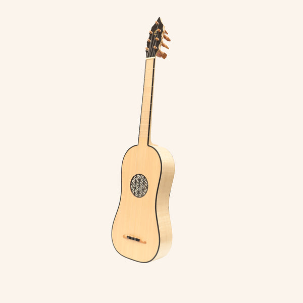 Luth Ébène Renaissance Guitar, 4 course (1st course single string)