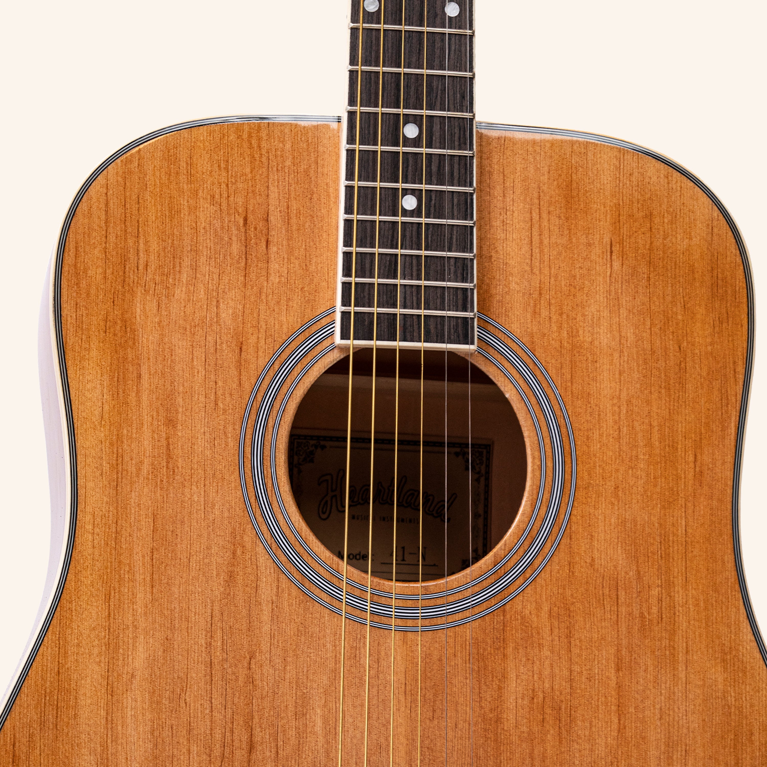 Heartland Spirit Dreadnought Steel String Guitar Kit Natural