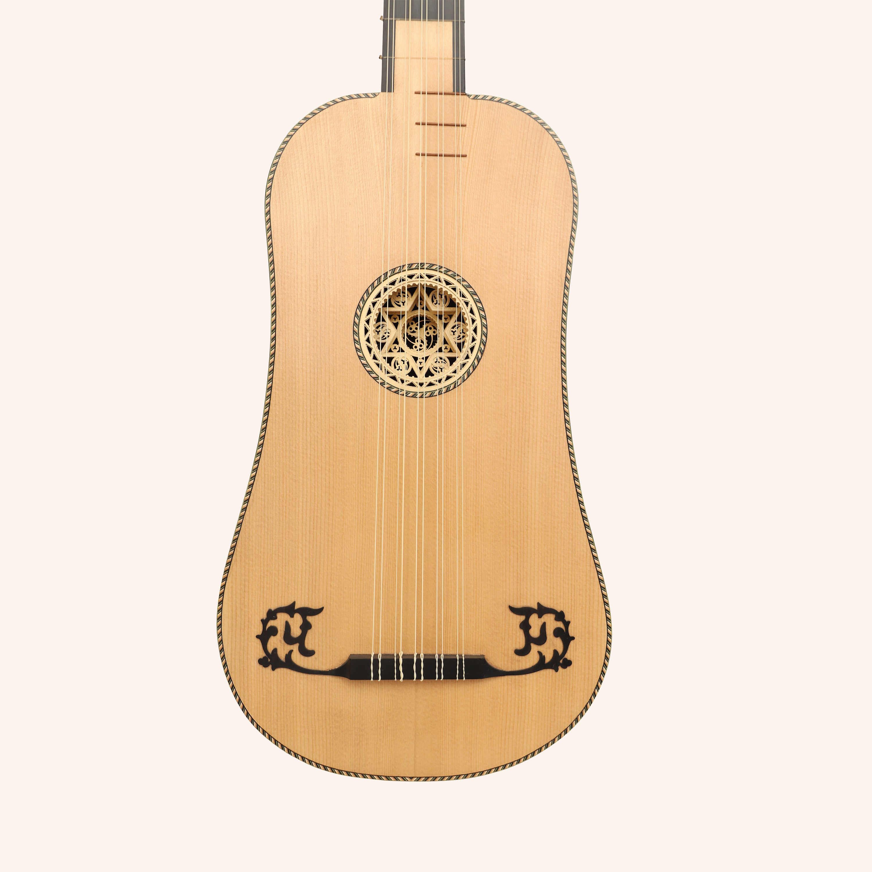 Heartland Sellas Baroque Guitar, 5 Course Walnut