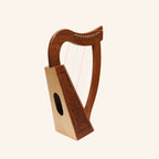 Muzikkon O'Carolan Harp, 11 String Rosewood Celtic Dragon