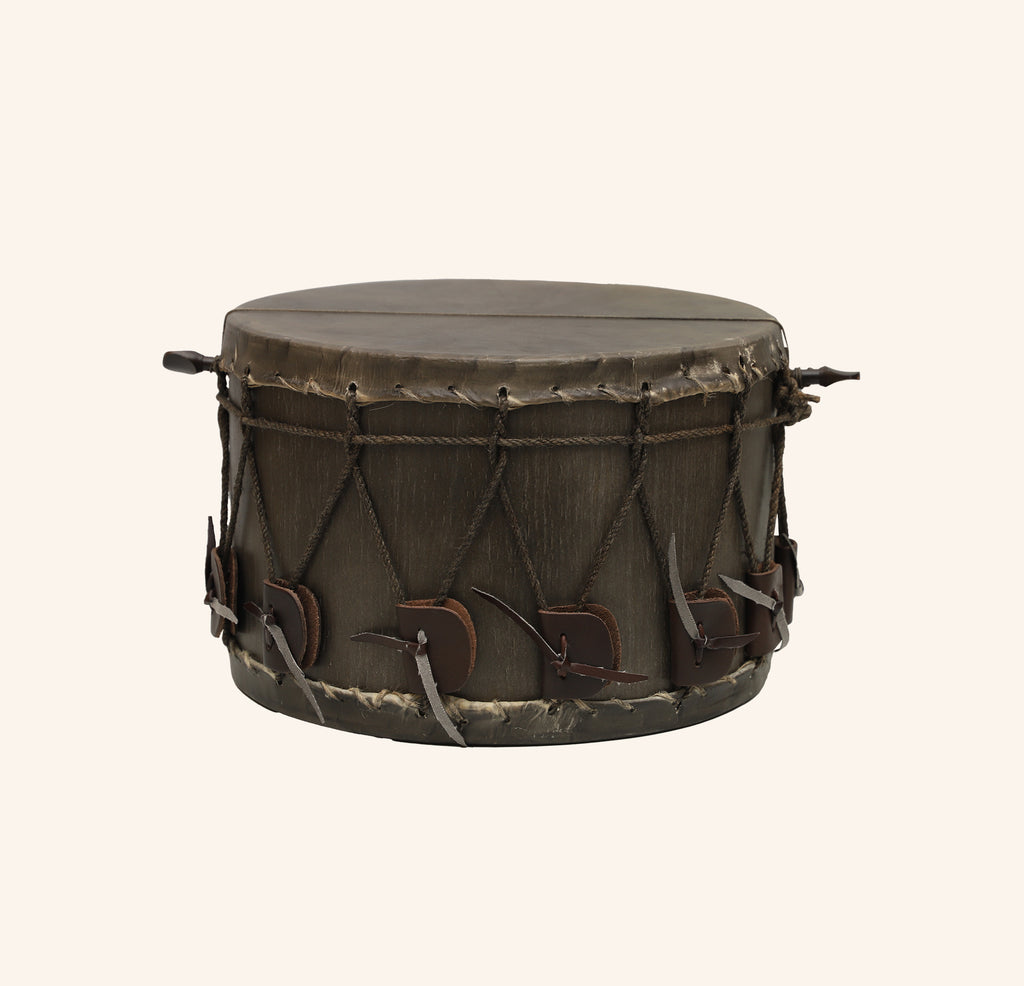 Muzikkon Medieval Drum 12"X8" Small with Short Body Ebony Finish
