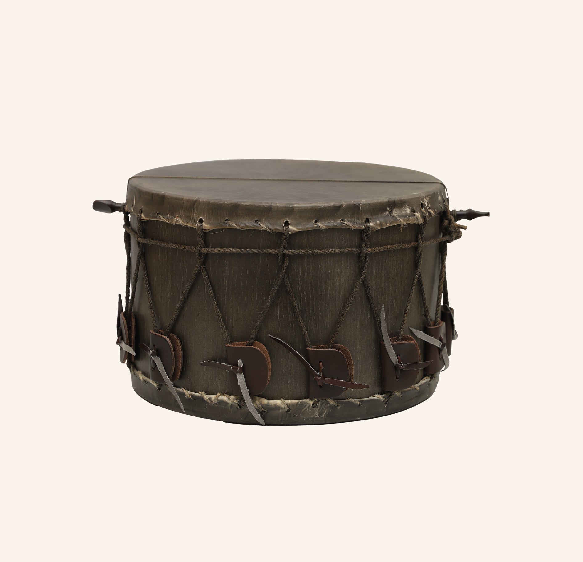 Muzikkon Medieval Drum 12"X8" Small with Short Body Ebony Finish