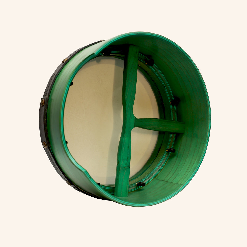 Muzikkon 15”x6" Premium Celtic Irish Bodhran with Easy Tune System Deep Rim T-BAR & Taped Finish