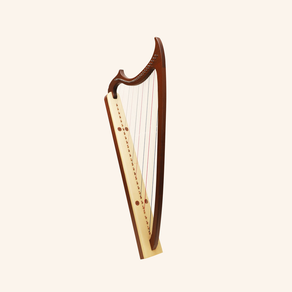 Muzikkon Gothic Harp, 29 String Mahogany
