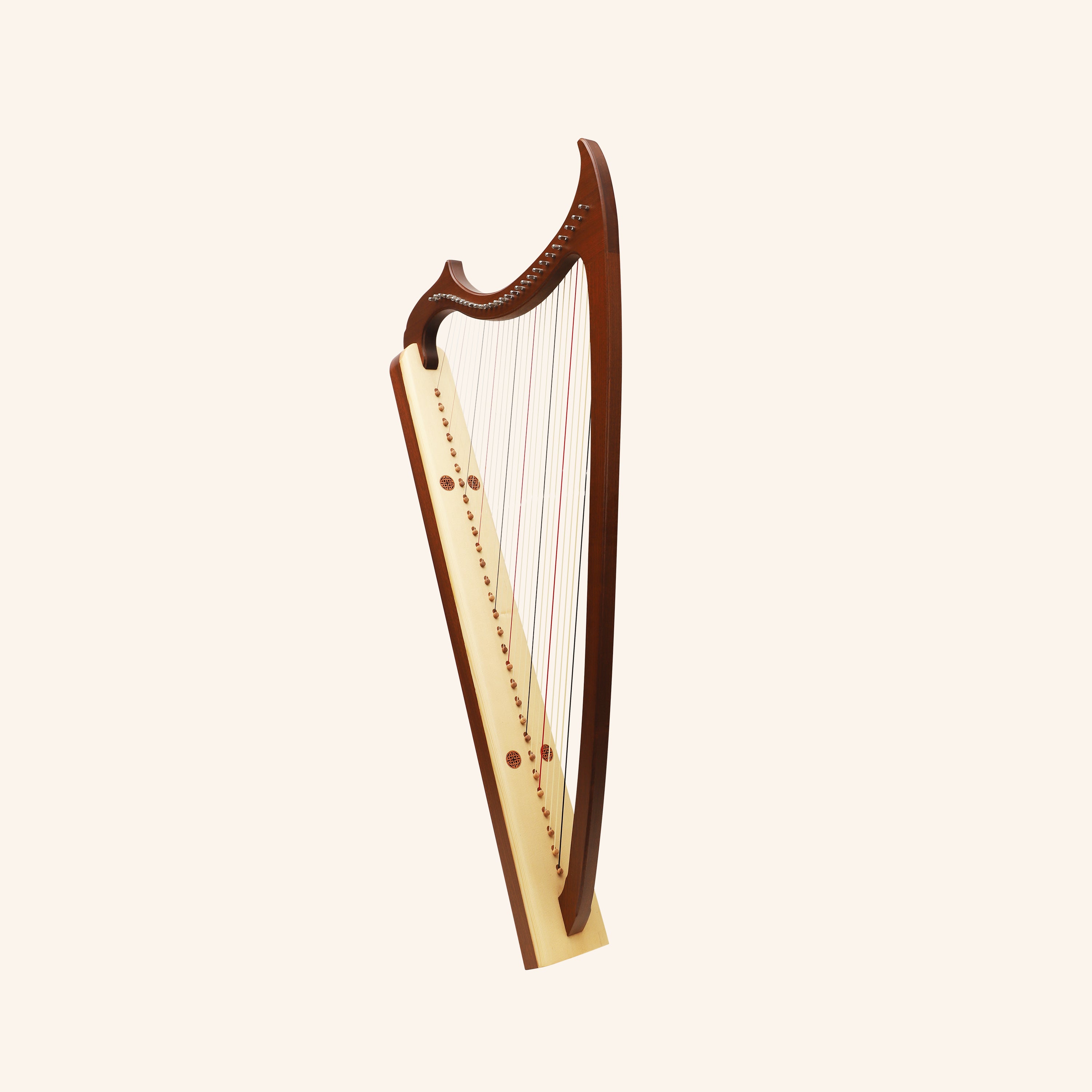 Muzikkon Gothic Harp, 29 String Mahogany