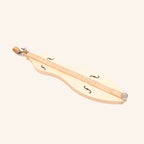 Mountain Dulcimer 4 String F-Hole Lacewood With Nickel Finish Hardware