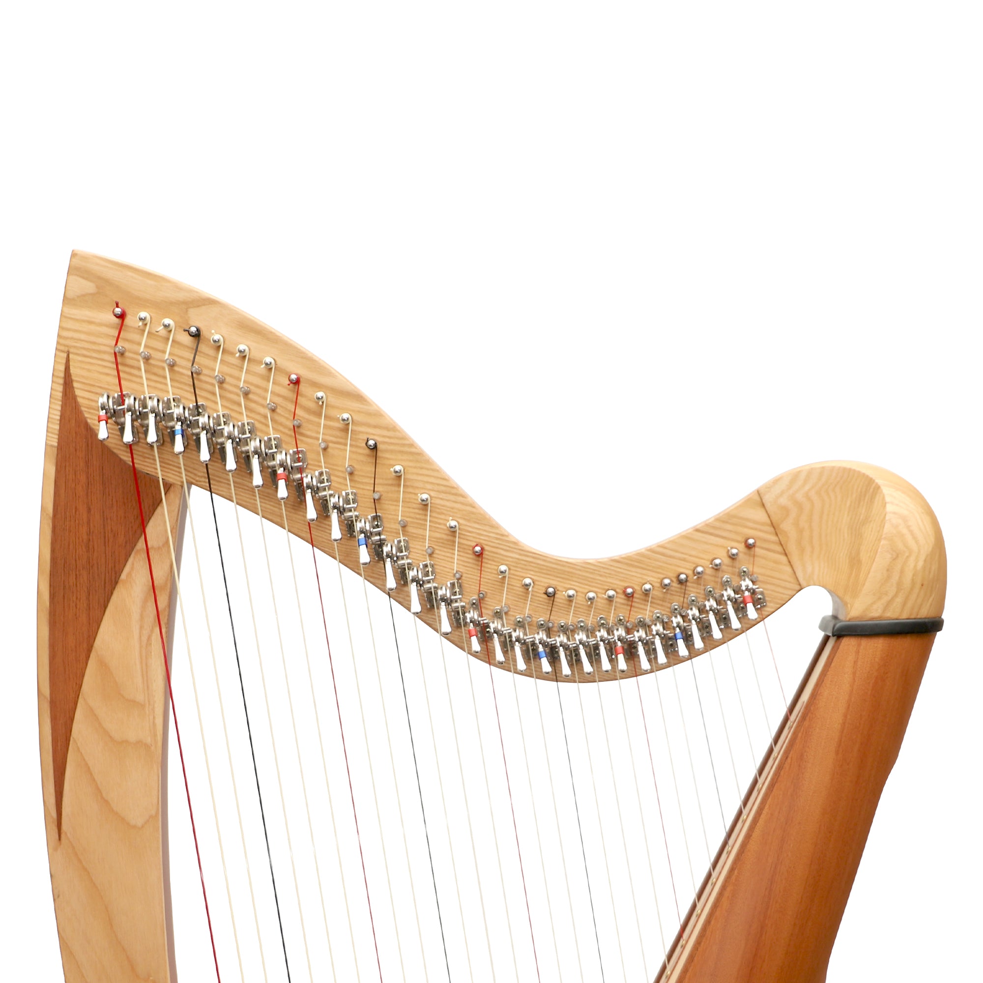 McHugh Atlas Harp 29 String Ash and Mahogany Roundback
