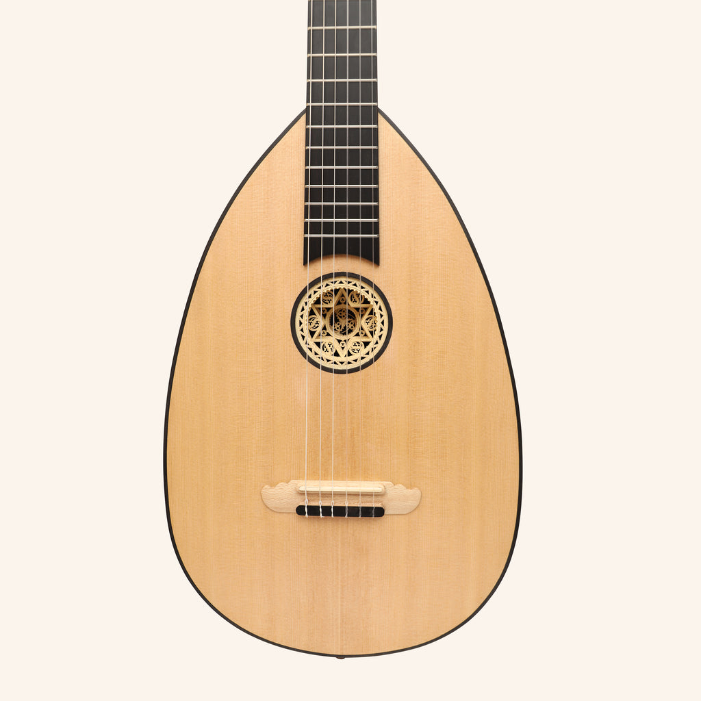 MUZIKKON LUTE GUITAR, 6 STRING ROSEWOOD