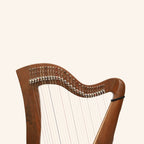 29 Strings McHugh Harp Round Back