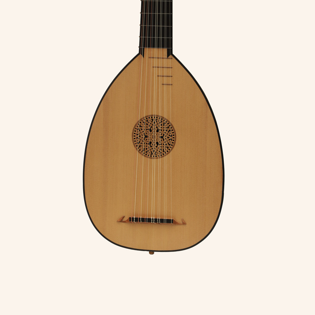 Muzikkon Renaissance Lute 7 Course Deluxe Right Hand After Hieber
