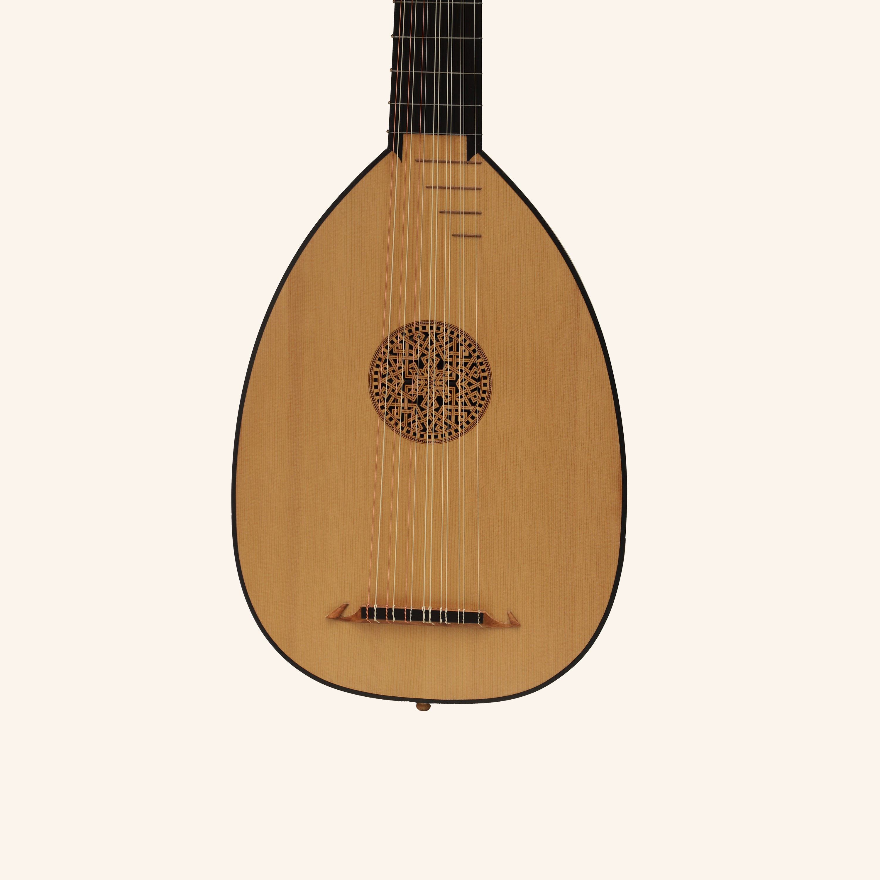 Muzikkon Renaissance Lute 7 Course Deluxe Right Hand After Hieber