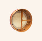 Muzikkon 16”x5" (40.5x12.5 Cm) Premium Celtic Irish Bodhran With Easy Tune System Deep Rim T- Bar & Taped Finish