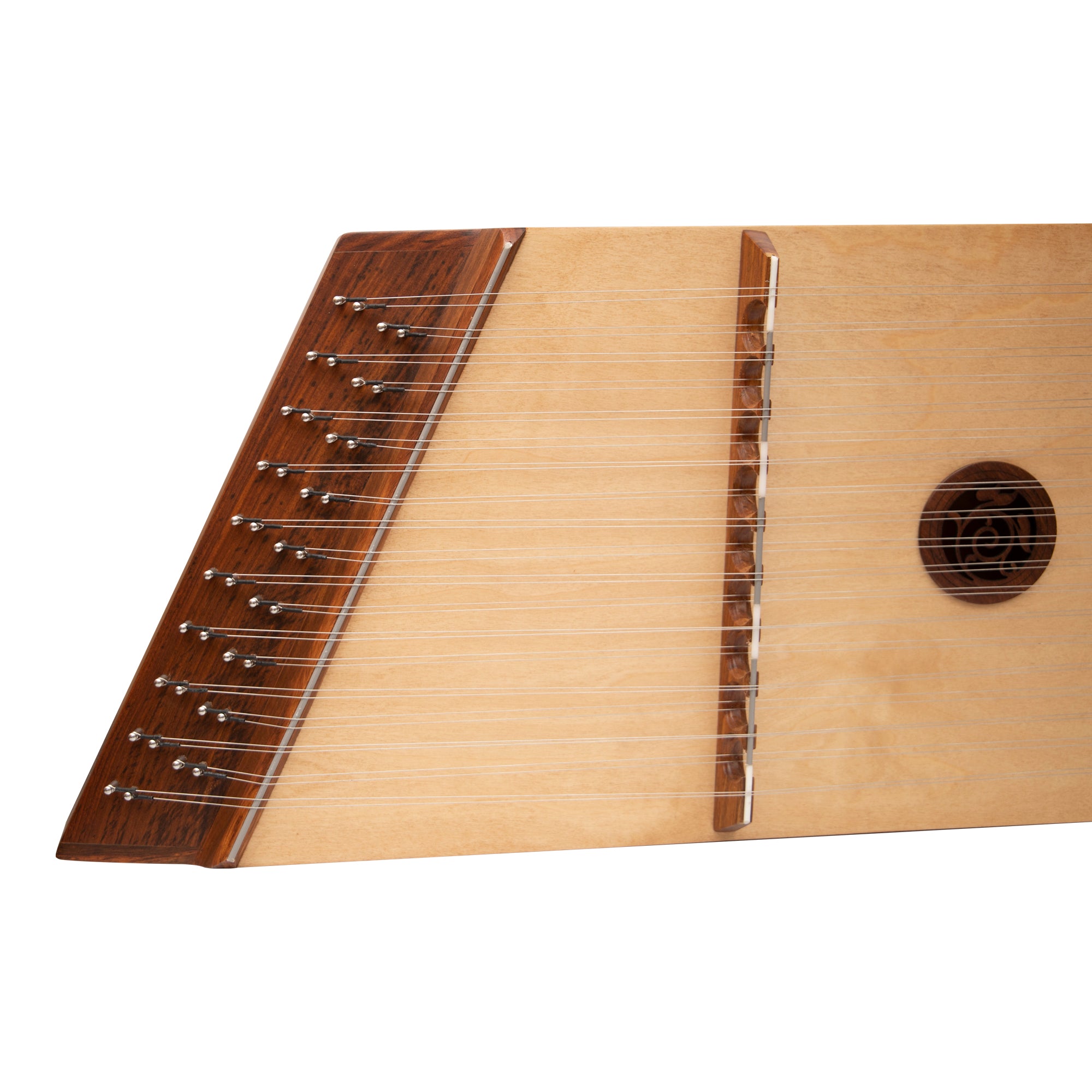 Muzikkon Double Strung 10-9 Hammered Dulcimer Rosewood With Hammers