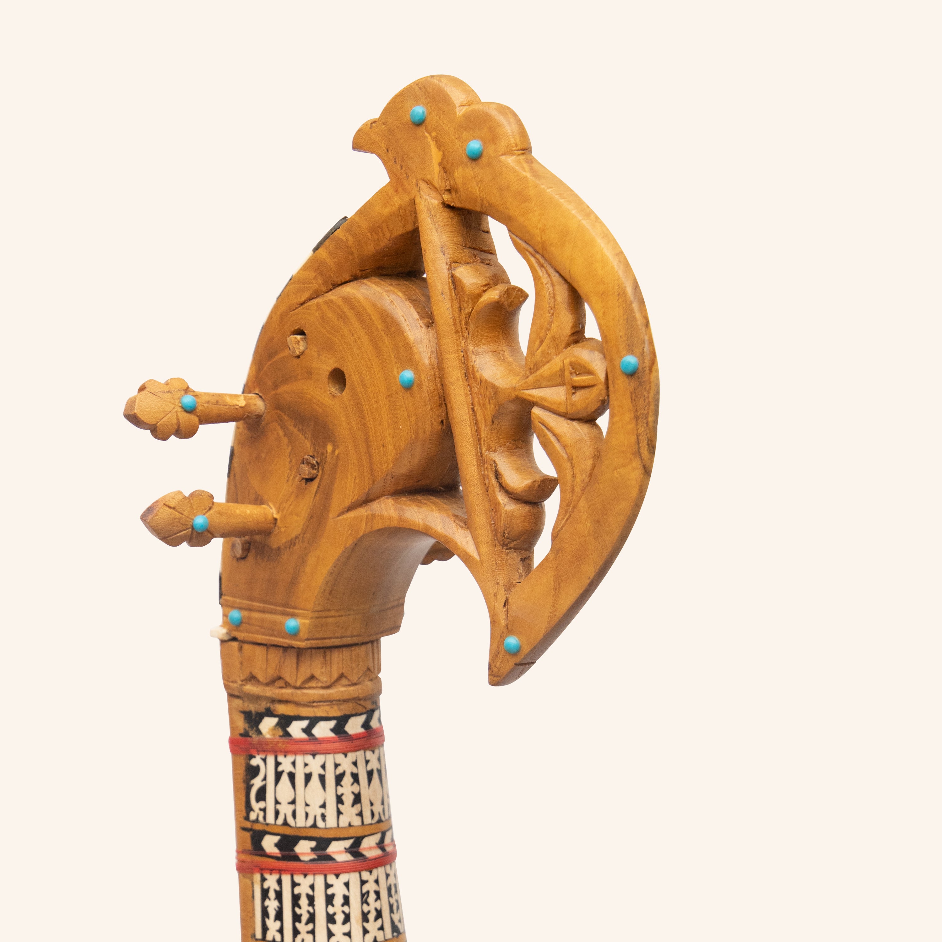 Muzikkon Afghani Rubab Half Sadafi Mulberry
