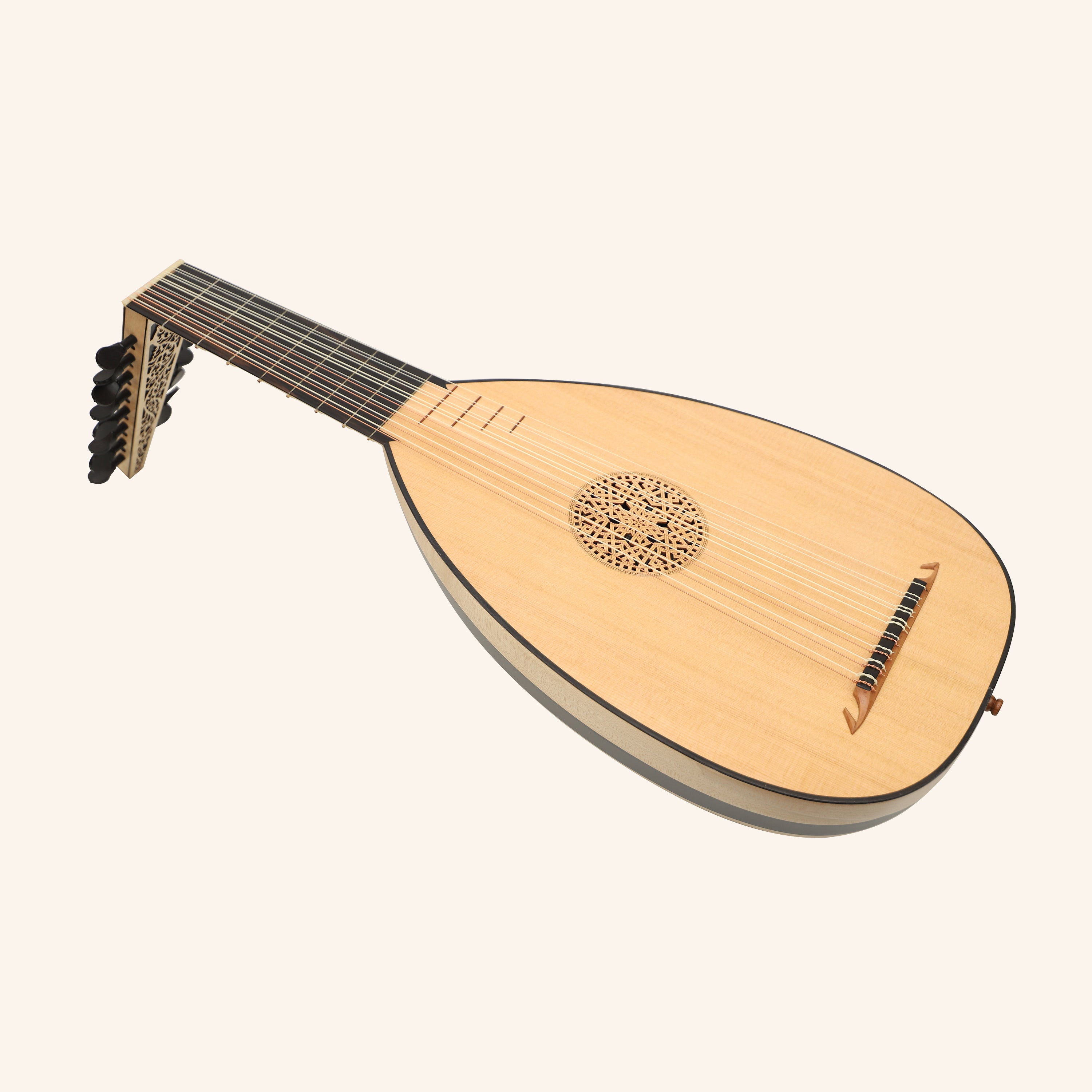 Muzikkon Renaissance Lute 8 Course Right Hand After Hieber