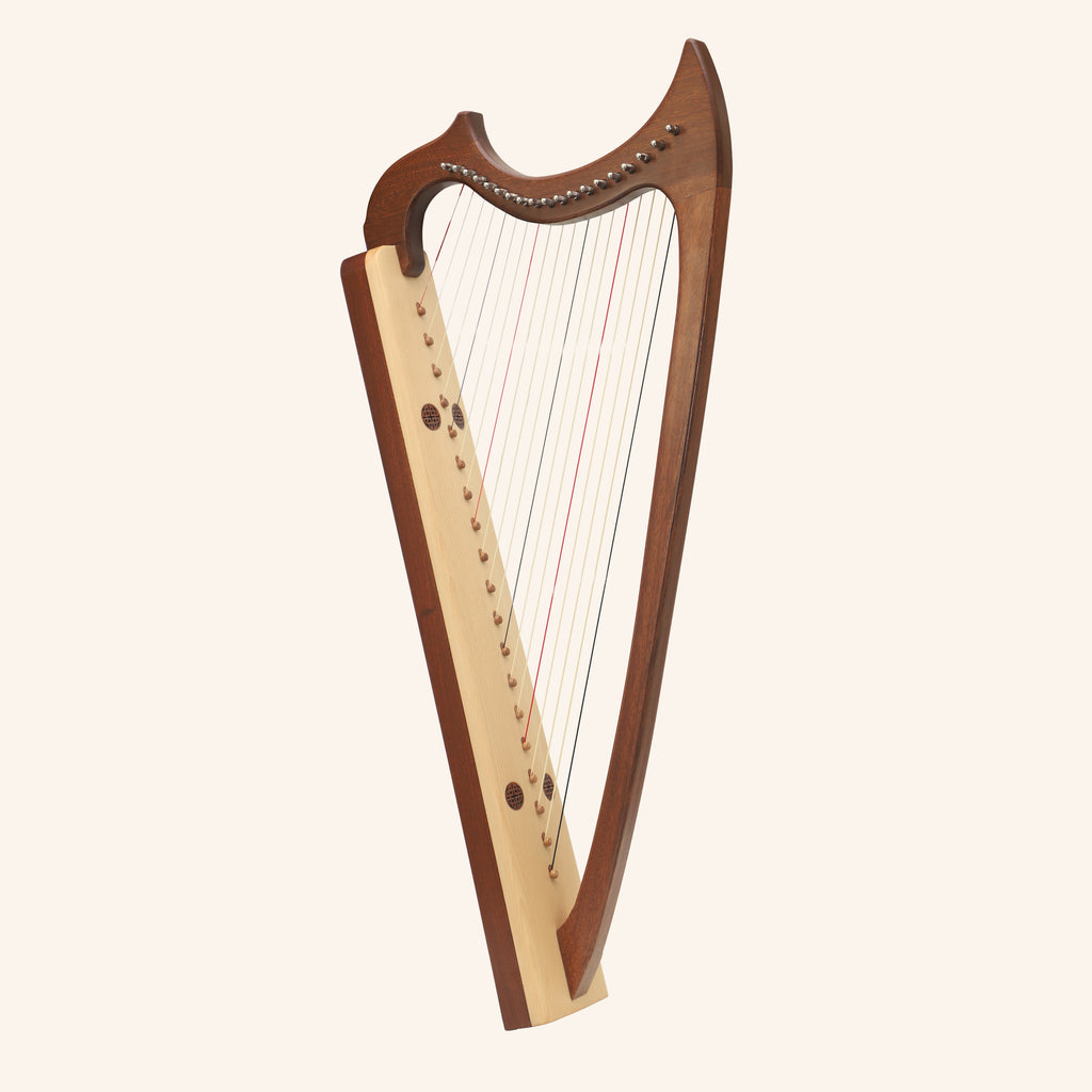 Muzikkon Gothic Harp 19 String Mahogany
