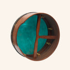 Muzikkon 16"X6" Heartland Tunable Deep Rim Bodhran Rosewood T-Bar Goat Skin