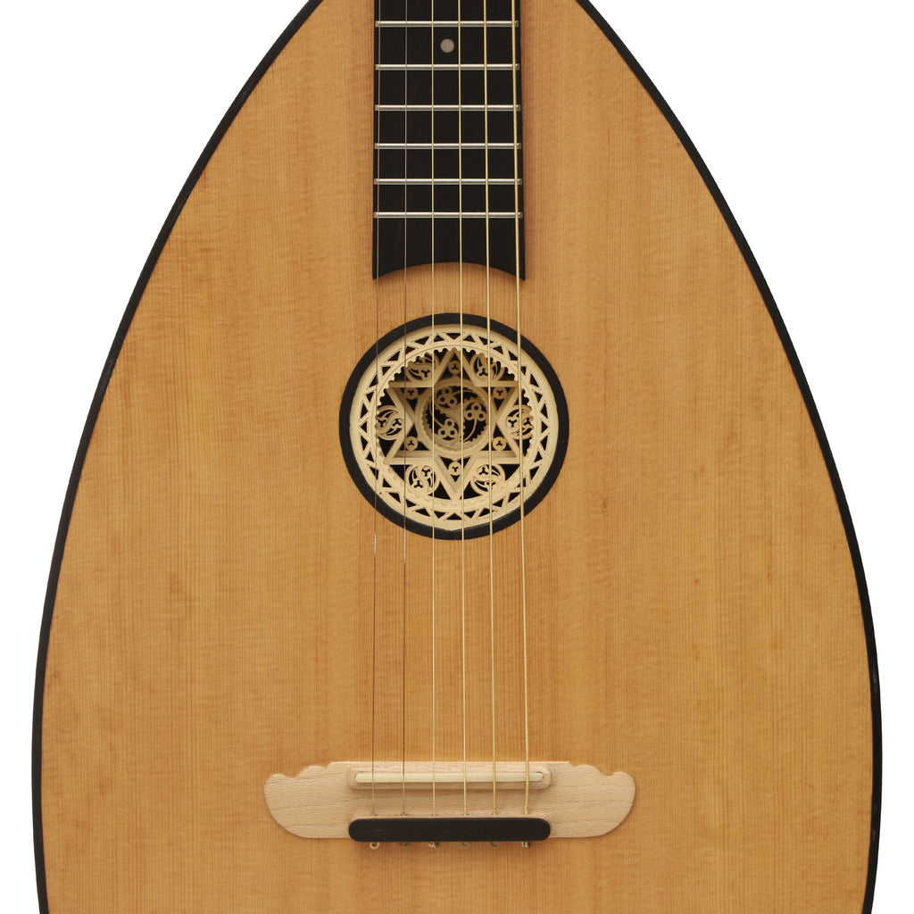 MUZIKKON LUTE GUITAR, 6 STRING MAPLE LEFT HAND