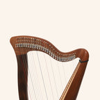 McHugh Harp 34 Strings Rosewood Round back