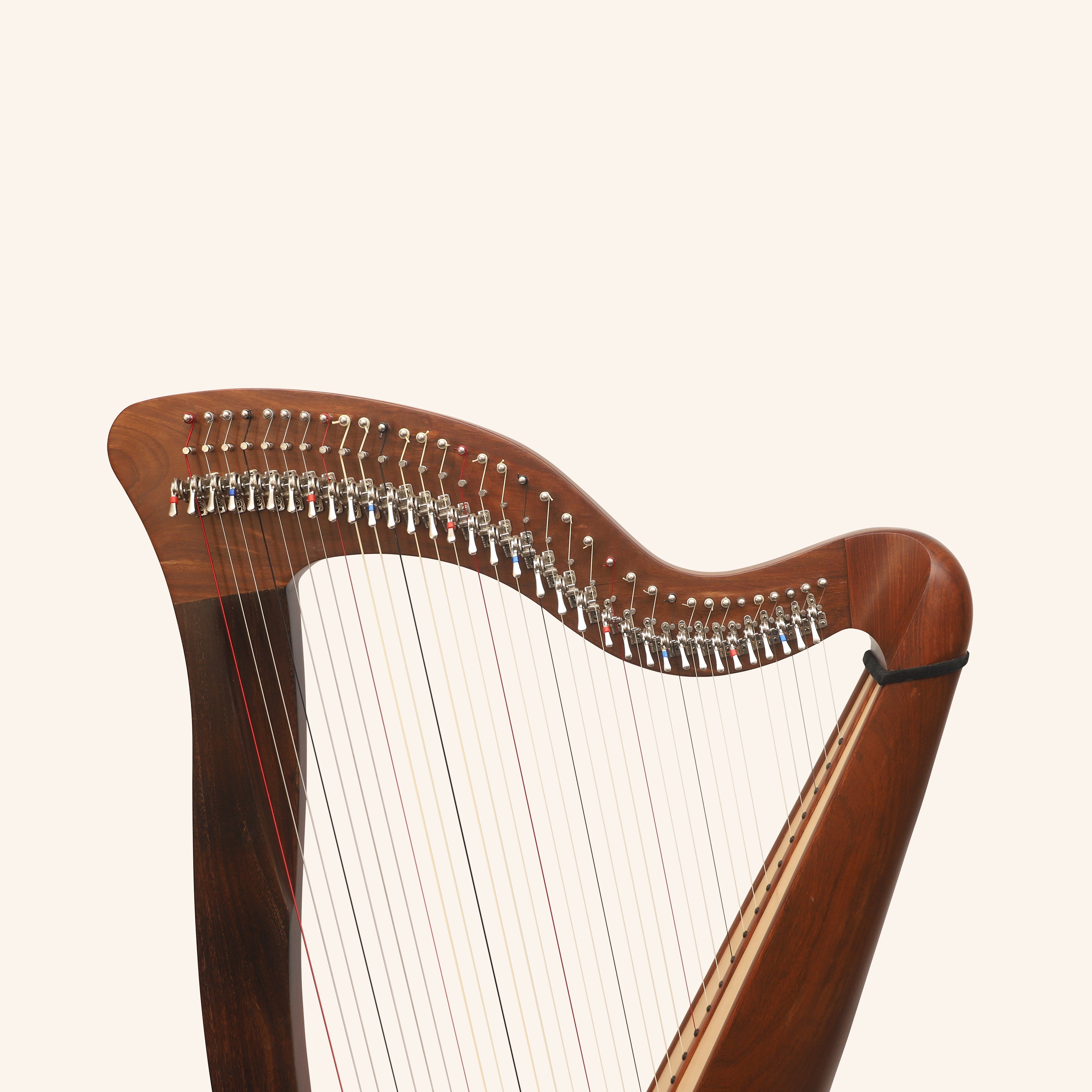 McHugh Harp 34 Strings Rosewood Round back