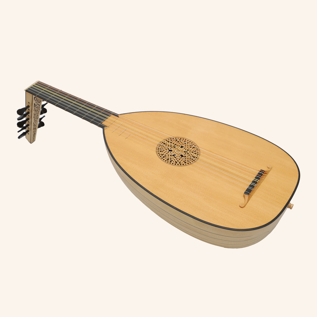Muzikkon Renaissance Lute 6 Course Deluxe Left Hand After Hieber