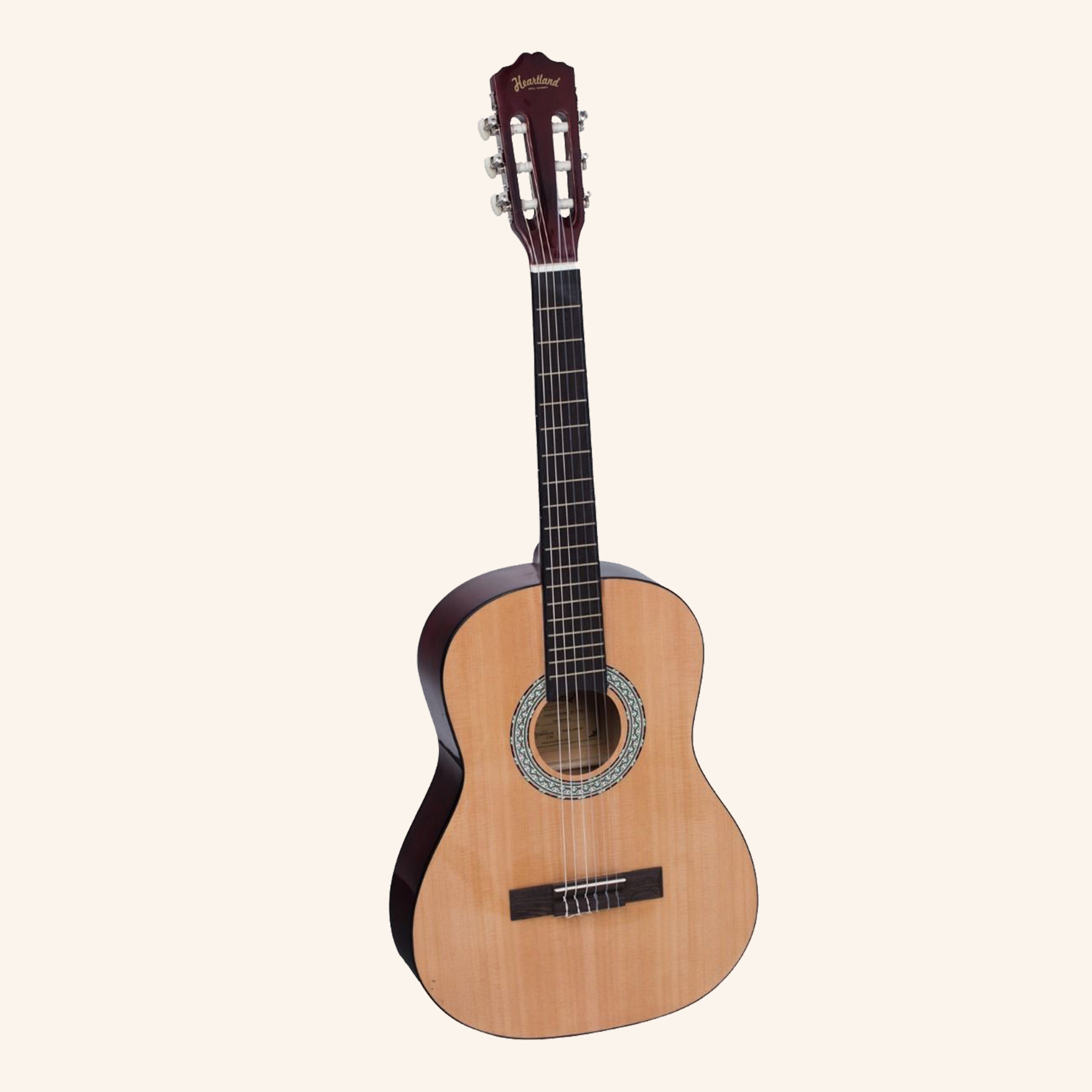 Heartland 3-4 Student Beginners Nylon Classic guitar Burnt Orange