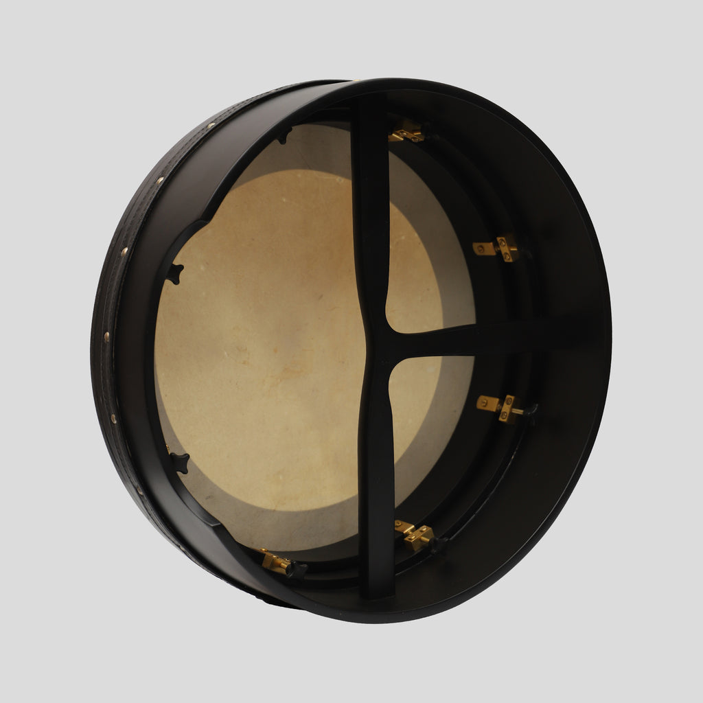 Muzikkon 16”x5" (40.5x12.5 Cm) Premium Celtic Irish Bodhran With Easy Tune System Deep Rim T- Bar & Taped Finish