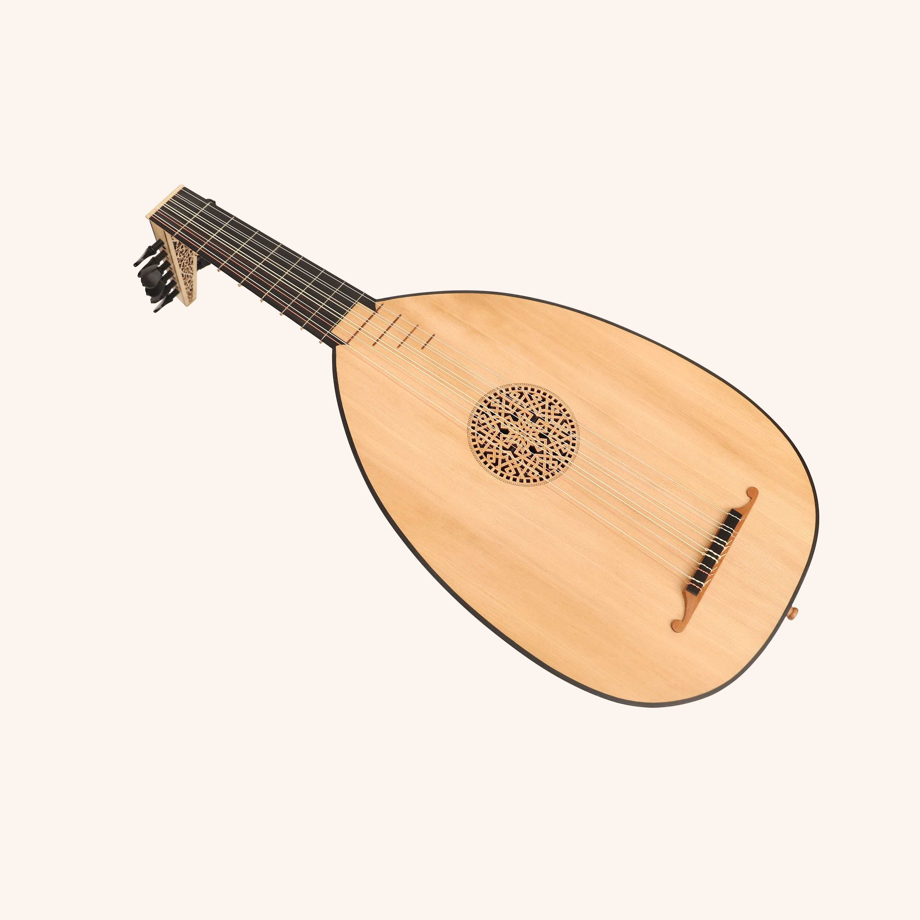 Muzikkon Renaissance Lute 6 Course Right Hand After Hieber