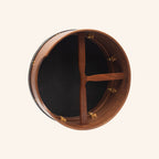 Muzikkon 16"X6" Heartland Tunable Deep Rim Bodhran Rosewood T-Bar Goat Skin