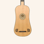 Heartland Sellas Baroque Guitar, 5 Course Variegated Walnut Rosewood