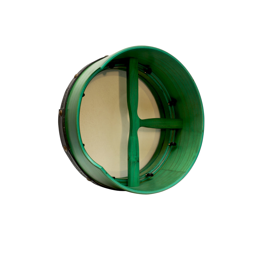 Muzikkon 14”x6" Premium Celtic Irish Bodhran with Easy Tune System Deep Rim T-BAR & Taped Finish