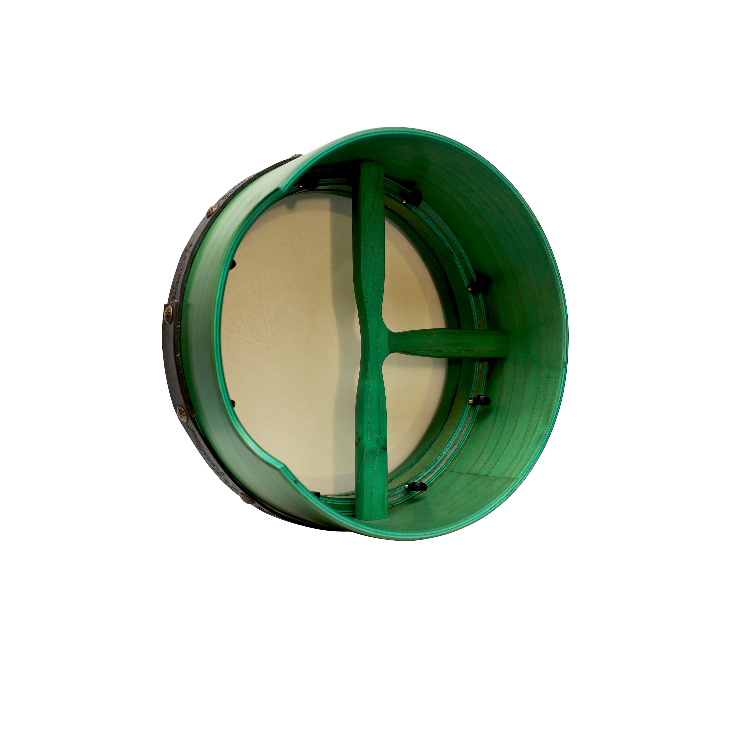 Muzikkon 14”x6" Premium Celtic Irish Bodhran with Easy Tune System Deep Rim T-BAR & Taped Finish