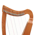 Muzikkon 19 String Trinity Cèilidh Harp Mahogany